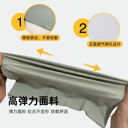 【柔软高弹❗️冰丝防晒】冰丝防晒面罩女夏季全脸防紫外线户外高尔夫骑车护颈口罩遮阳面纱。ya 商品图2