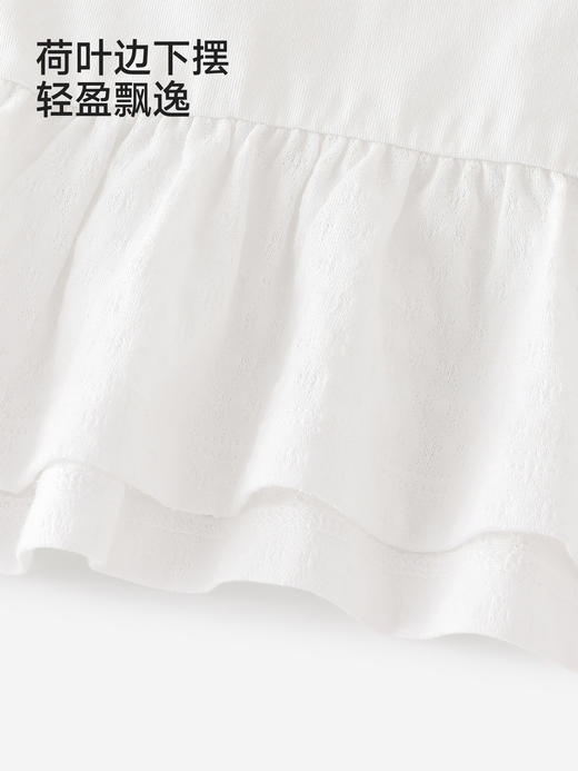 【联名款】英氏&Happy Horse儿童T恤夏季透气短袖上衣女童套衫YRTCJ2S067A 商品图3