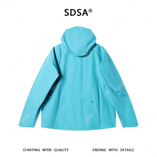 SDSA男装2026新款高贵轻奢潮牌户外拉链立领连帽夹克冲锋衣百搭 商品图4