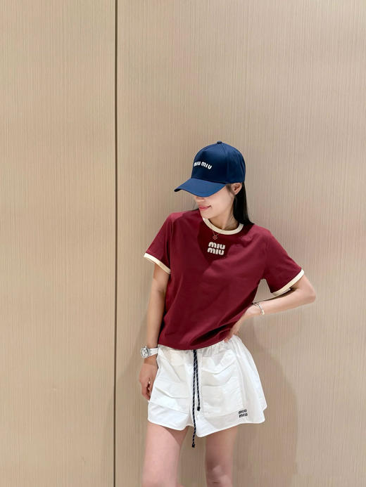 【非质量问题不退换】MiuMiu 26早春新款短袖（XHH） 商品图2