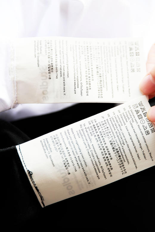 胸口字母长袖tee，水洗做旧工艺。美式复古基础套头式上衣E032168 商品图14