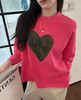 出口韩国订单晕染爱心T恤 商品缩略图6