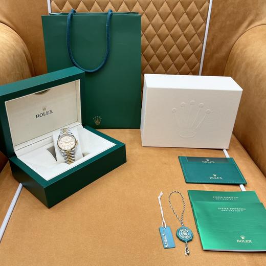 劳力士 日志型系列蚝式钢表壳搭配金棕榈叶盘腕表尺寸:36mm 商品图1