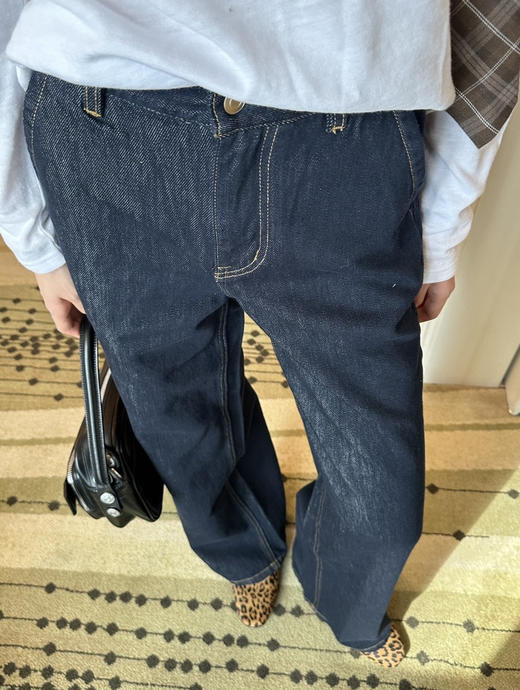 原单ANN ANDELMA* 原色牛仔裤/不掉色牛仔裤032005 商品图7