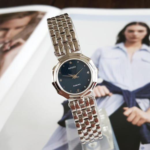 【95新】RADA 雷达R48739203石英机芯22.5MM（女款）佛罗伦萨系列精钢130326TJ02 商品图5