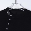 MY613SDSA男装2026新款高贵轻奢简约设计感斜纽扣针织f短袖T恤百搭时尚 商品缩略图4