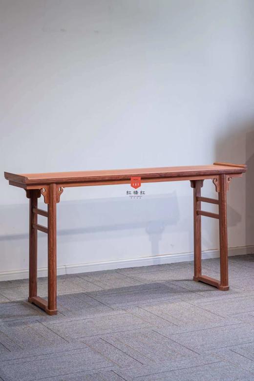 红桥红  家具严选  缅甸花梨（大果紫檀）  【160带脚托 云牙翘头案】 商品图1