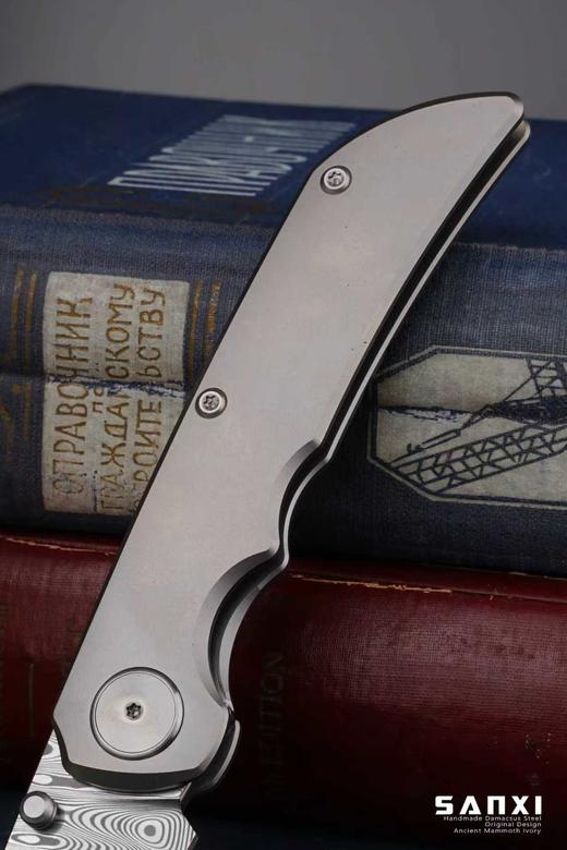 【福利】三希堂  现代刀系列  夜魔大马小折  未开刃 商品图7