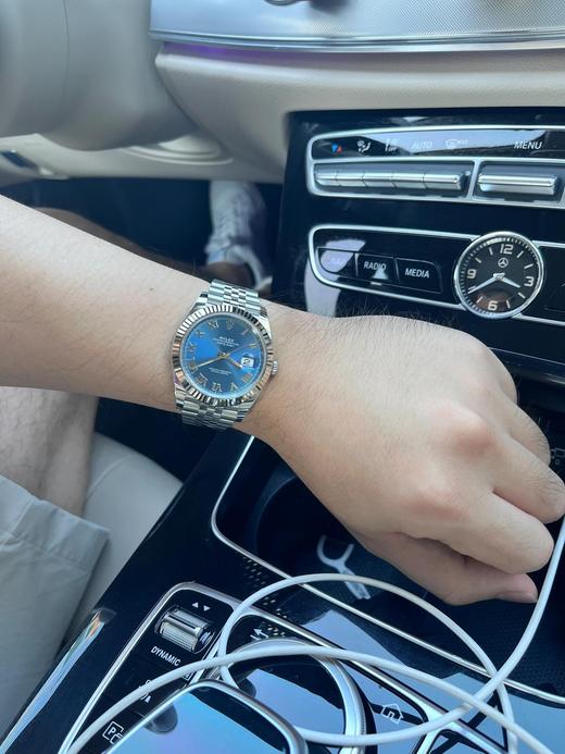 劳力士 日志型系列绿罗腕表904L精钢表壳表带尺寸:41mm 商品图7