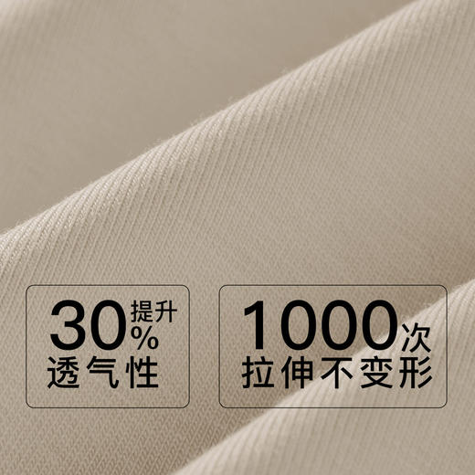 【79元超值新品】【秀黛】男圆领短袖套装拉架透气抗皱挺括撞色易打理男士夏季短袖睡衣家居服W2550018T【门店同款】 商品图2