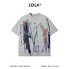 68520SDSA男装2026新款高贵轻奢潮牌抽象涂鸦设计圆领短袖T恤百搭时尚 商品缩略图1