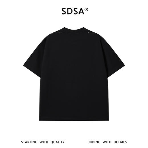 68398SDSA男装2026新款高贵轻奢痞帅珠子缝线设计圆领短袖T恤百搭高街 商品图5