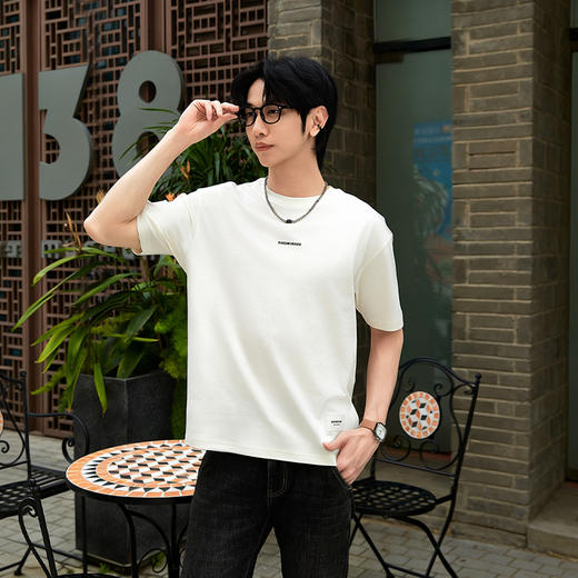 【新品上新】HX 夏季圆领短袖T恤S102622677101 商品图1