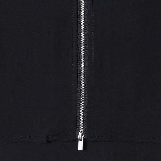 SDSA男装2026新款高贵轻奢时尚纯色拉链翻领短袖衬衫T恤百搭时尚 商品图2