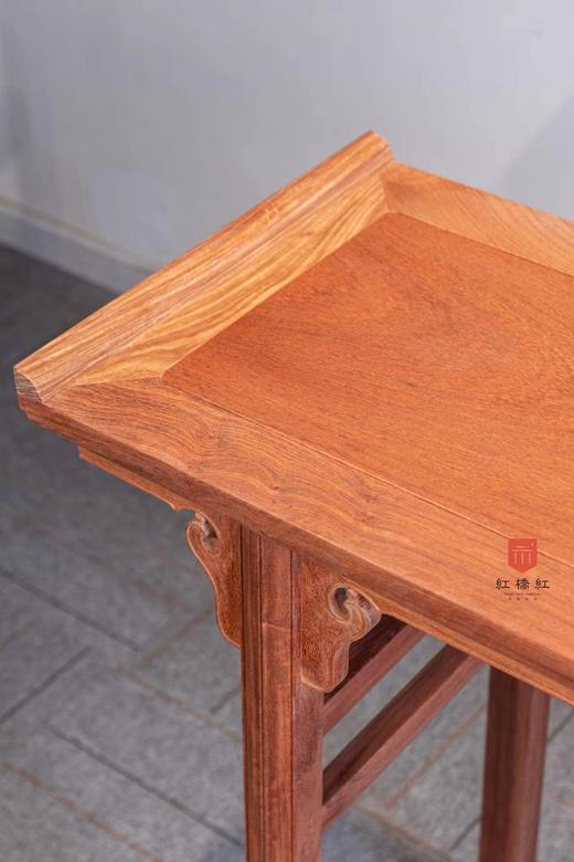 红桥红  家具严选  缅甸花梨（大果紫檀）  【160带脚托 云牙翘头案】 商品图3