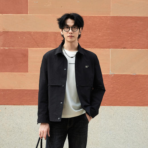 【新品上新】HX 春季翻领茄克衫S105611082101 商品图2