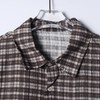 SDSA男装2026新款高贵轻奢美式复古撞色格子短袖衬衫百搭宽松上衣 商品缩略图1