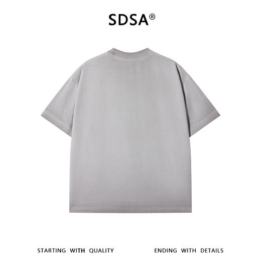 68815SDSA男装2026新款高贵轻奢撞色波点印花圆领短袖T恤渐变百搭舒适 商品图5