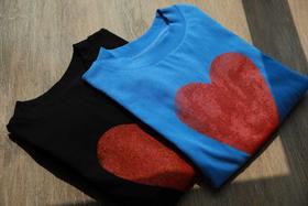 3.21新爱心长袖T恤，不退可换色～