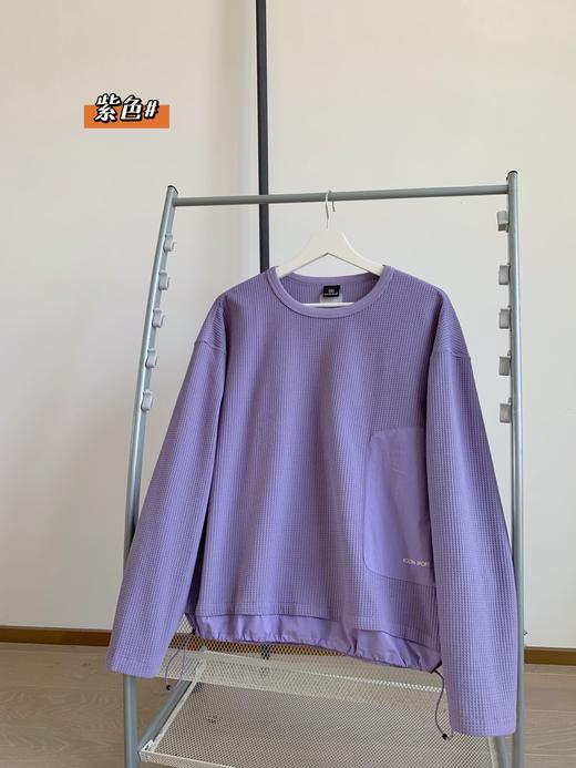 点此购买 可隆春秋季女士华夫格卫衣 xx 342860 商品图2