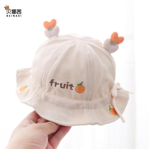 【可爱渔夫帽❗️防晒】婴儿帽子春秋季薄款可爱渔夫帽宝宝帽子新生儿婴幼儿遮阳防晒盆帽。ya 商品图1