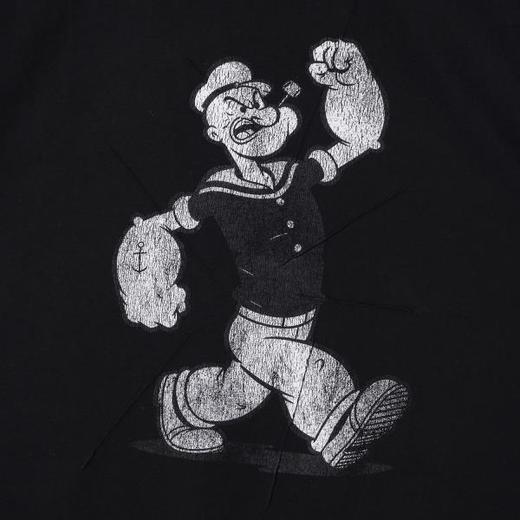 SDSA男装2026新款高贵轻奢时尚大力水手复古印花短袖T恤百搭时尚 商品图2