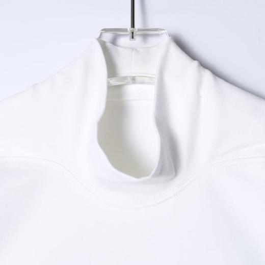 21039SDSA男装2026新款高贵轻奢韩系纯色半高领短袖T恤简约百搭上衣潮 商品图2