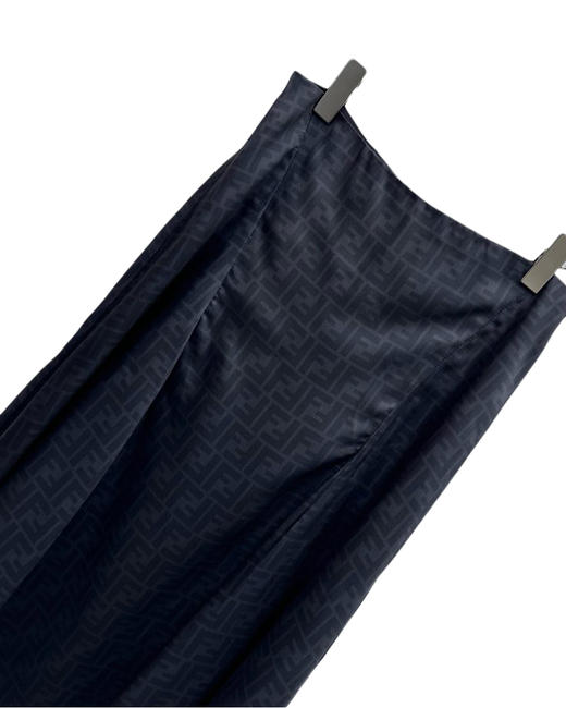 女款印花丝质压褶半裙 可配套装he011 商品图2