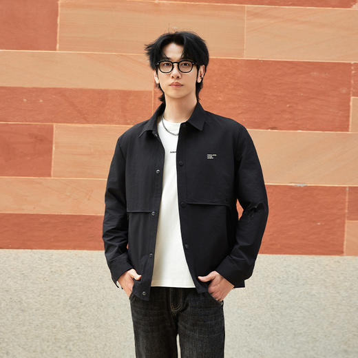 【新品上新】HX 春季翻领茄克衫S105611082101 商品图3