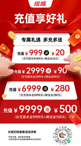 绘威耗材微信商城·储值大促📢