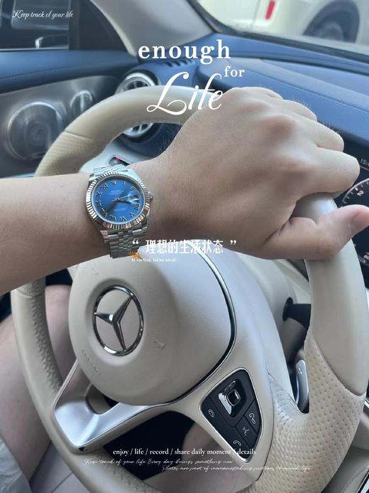 劳力士 日志型系列绿罗腕表904L精钢表壳表带尺寸:41mm 商品图6