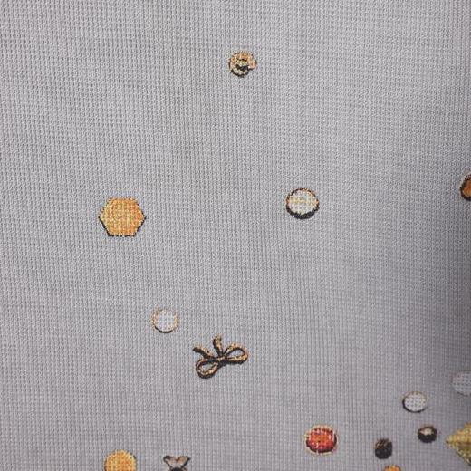 68815SDSA男装2026新款高贵轻奢撞色波点印花圆领短袖T恤渐变百搭舒适 商品图4