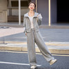 套装女春新款时尚连帽卫衣宽松显瘦小个子休闲裤两件套WWYG6610 商品缩略图2