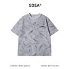 26649SDSA男装2026新款高贵轻奢美式笔刷纹理字母刺绣短袖T恤百搭时尚 商品缩略图1