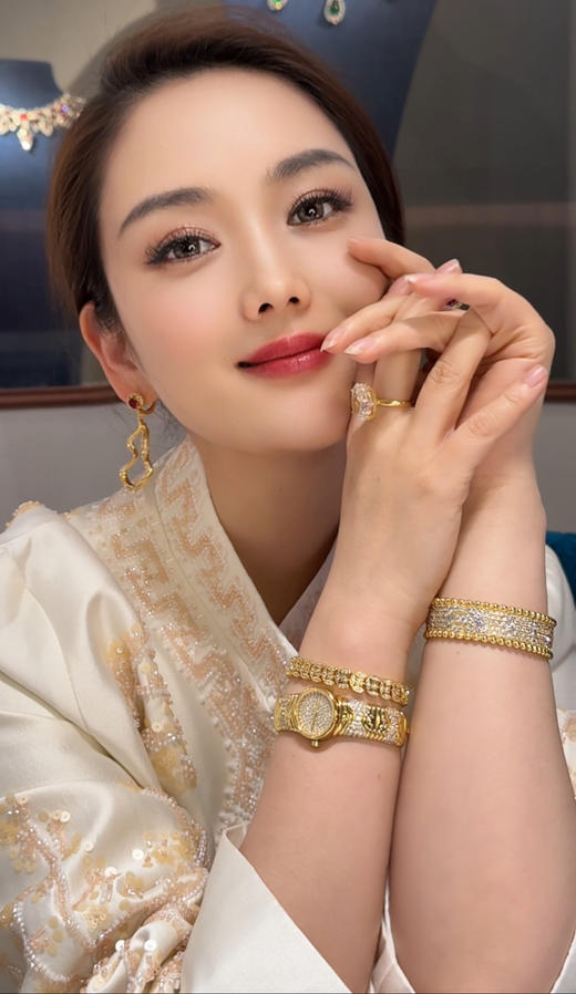 GAONAS   广纳福禄中式贵气金色葫芦耳环11930EGO 商品图7