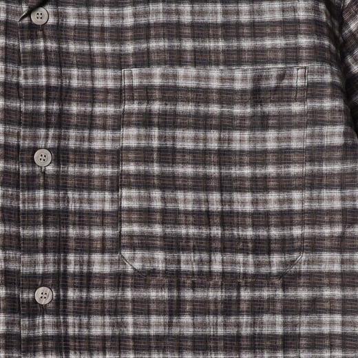 SDSA男装2026新款高贵轻奢美式复古撞色格子短袖衬衫百搭宽松上衣 商品图2