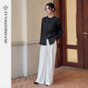 FUYAO扶摇直上 staycation老钱风白色西装外套女新中式西服套装夏 商品缩略图2