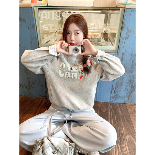 <曾小咸推荐>3.23现货秒杀 ！微信超特价！韩系2色抽绳直筒休闲裤 日常169.99 立减90 秒杀79.99！！ 商品图4