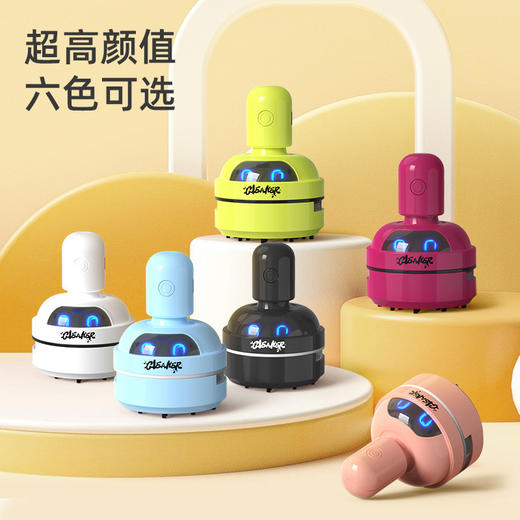 新款外星人  桌面吸尘器 学生卡通创意USB充电版小型清洁器吸尘 商品图2