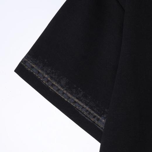 SDSA男装2026新款高贵轻奢时尚简约印花圆领短袖T恤痞帅显瘦上衣 商品图2