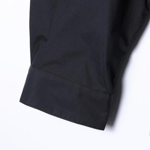 SDSA男装2026新款高贵轻奢韩系纯色双层领宽松长袖衬衫百搭痞帅 商品图3