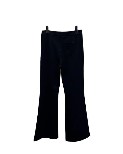 女款羊毛棉质微喇长裤he014 商品图1