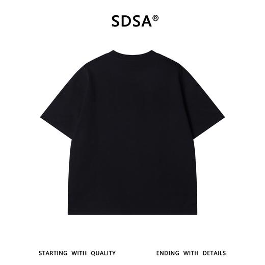 2611SDSA男装2026新款高贵轻奢简约时尚刺绣爱心设计圆领短袖T恤百搭 商品图5