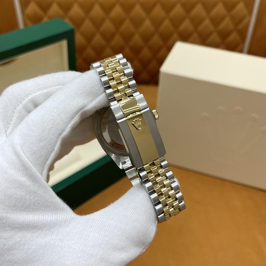 劳力士 日志型系列蚝式钢表壳搭配金棕榈叶盘腕表尺寸:36mm 商品图6