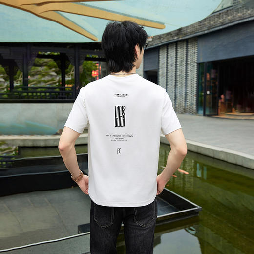 【新品上新】HX 夏季圆领短袖T恤S102622678101/02 商品图3