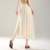 「自」全新升级【铂金会员137/天猫179/差价42】(00550)洛诗琳气质垂感网纱花边半身裙女2026夏季高腰显瘦百褶长裙 商品缩略图3