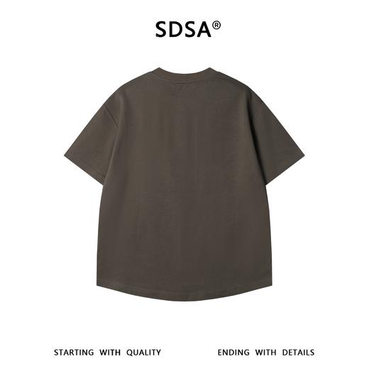 SDSA男装2026新款高贵轻奢韩系简约半按扣短袖T恤百搭宽松上衣 商品图4
