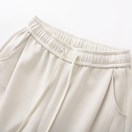 「高货wl」全新升级【铂金会员220/天猫299/差价79】(72440)洛诗琳凉感棉垂感系带直筒裤女2026新款高腰显瘦休闲长裤 商品图3