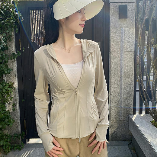 官网1390！C家户外冰感修身显瘦防晒衣女 UPF50+防紫外线原纱透气外套上衣 商品图5