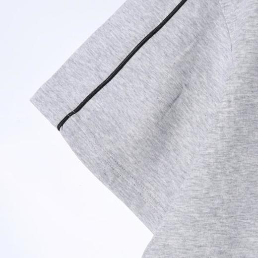 51014SDSA男装2026新款轻奢潮牌半拉链立领短袖T恤撞色明线设计百搭 商品图4